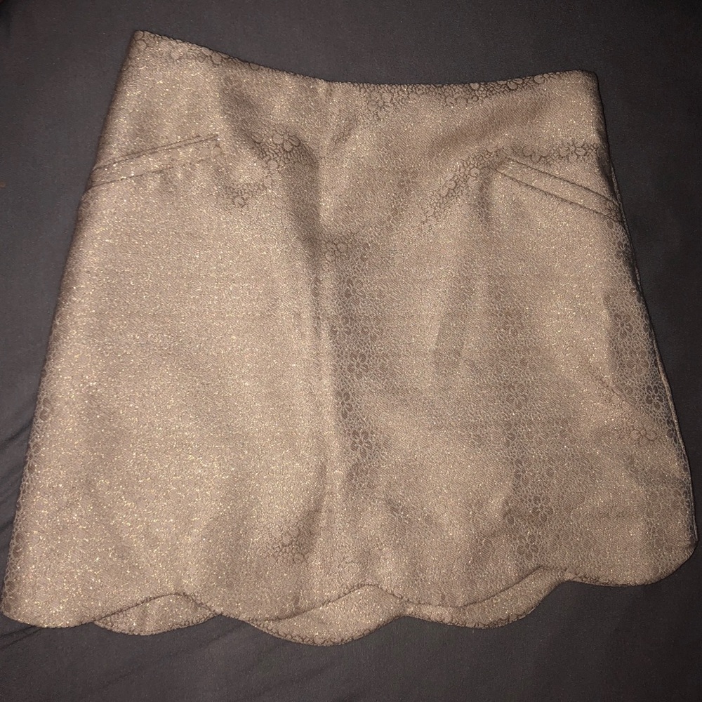 Gold skirt from Urban Outfitters